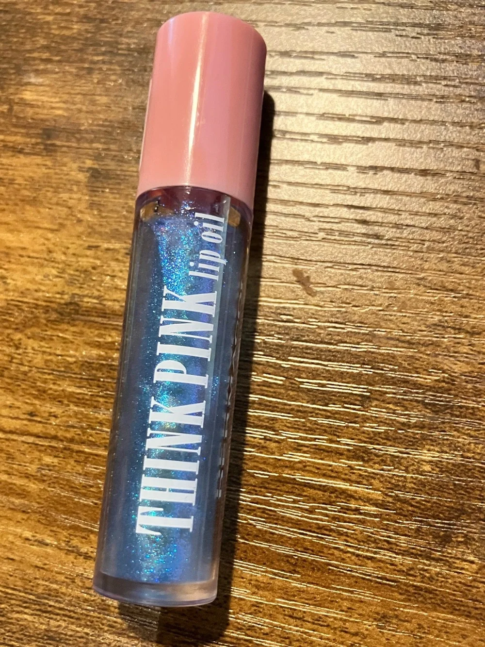 Dermacol Lip Oil Think Pink No. 05 Shade Shimmering Sheer Blue